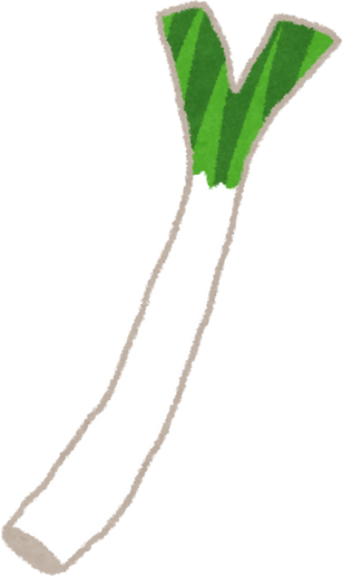 Illustration of a Green Onion (Vegetable)